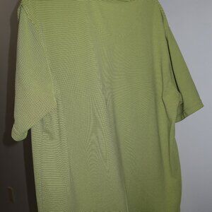 Mens Bright Green Golf Polo‎